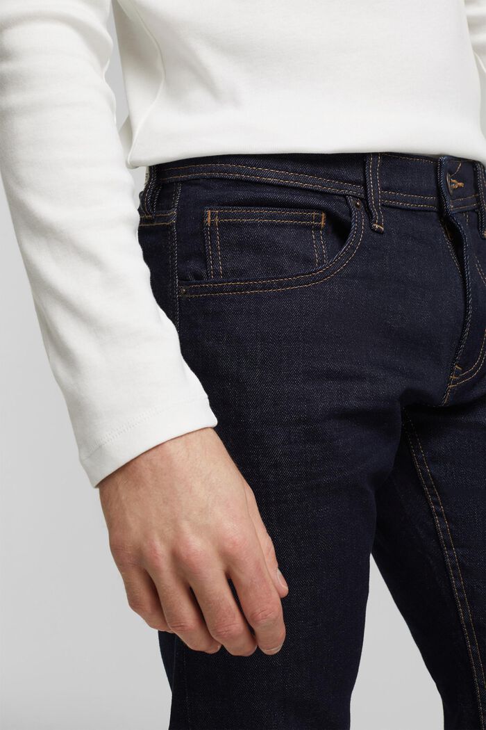 Jeans elasticizzati con cotone biologico, BLUE RINSE, detail image number 3