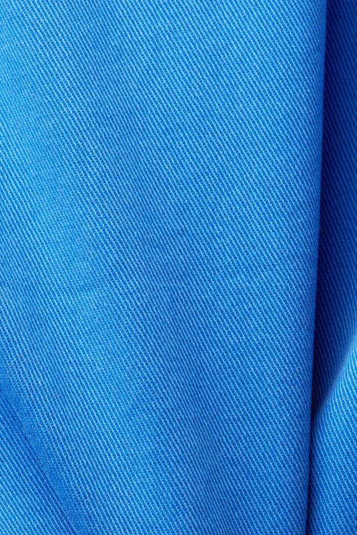 Pantaloni capri in cotone biologico, BRIGHT BLUE, detail image number 5