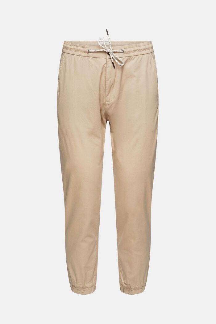 Pantaloni chino leggeri con coulisse con cordoncino