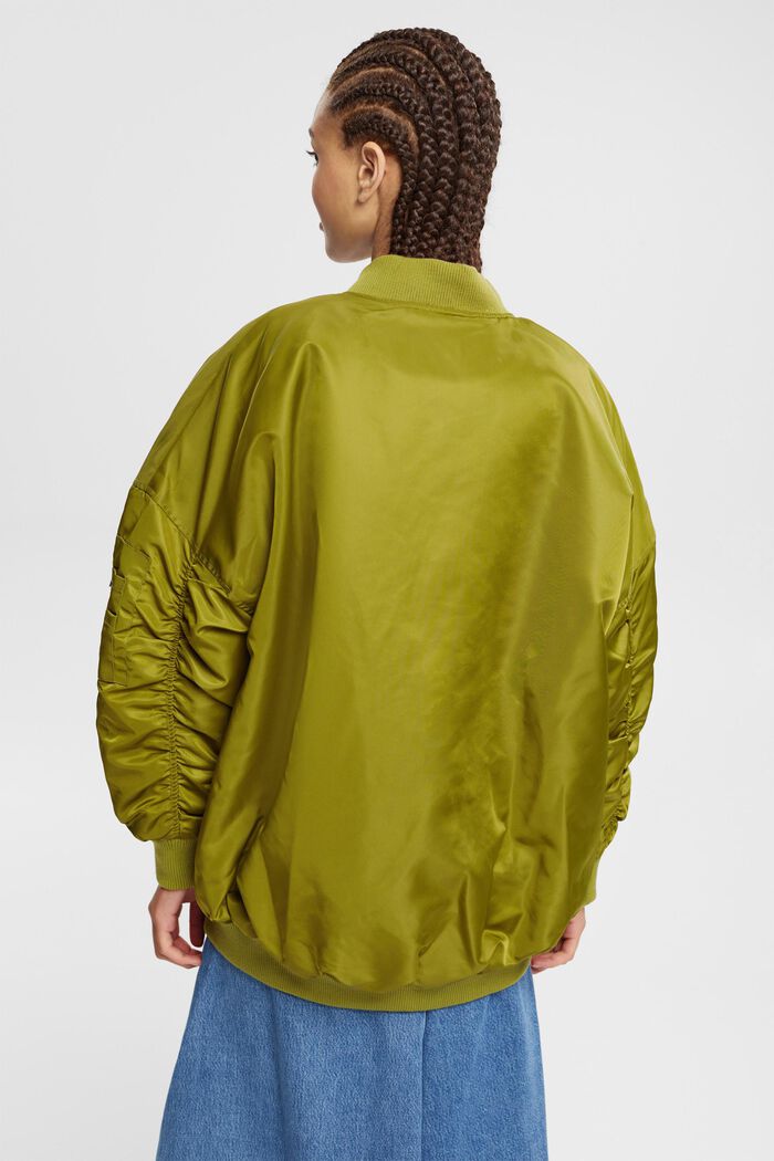 In materiale riciclato: Giacca bomber, OLIVE, detail image number 5