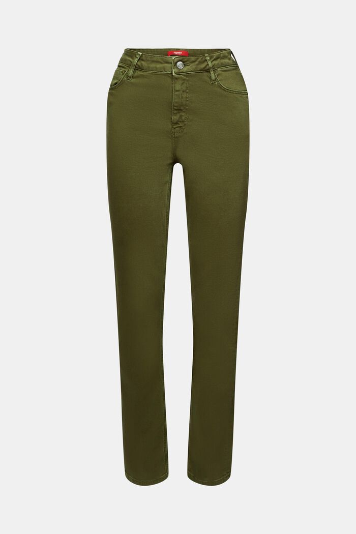 Pantaloni elasticizzati slim fit, KHAKI GREEN, detail image number 7