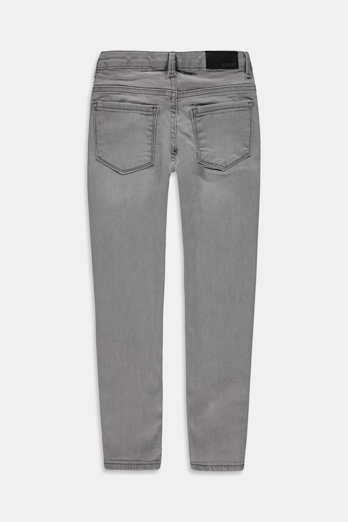 Jeans con differenti fit in cotone biologico, GREY MEDIUM WASHED, detail image number 1