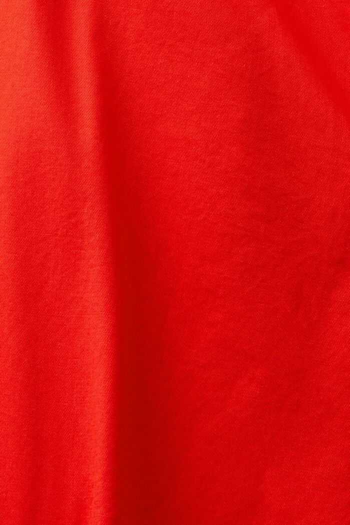 Pantaloni cargo dritti in twill, RED, detail image number 6