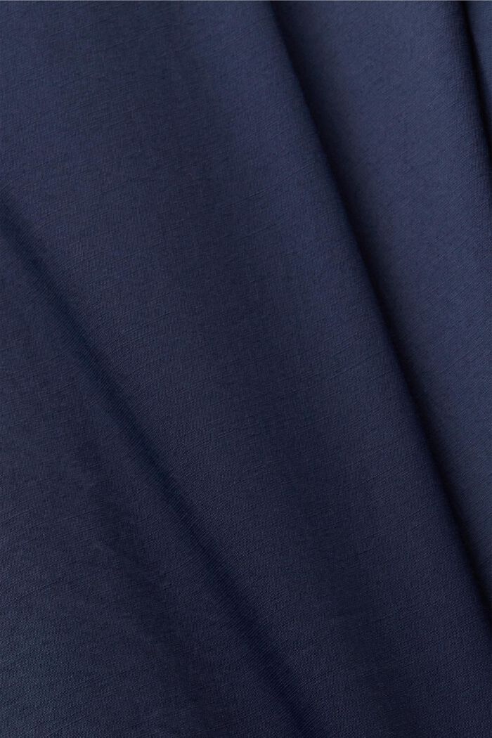 Giacca in materiale misto con logo, NAVY, detail image number 5