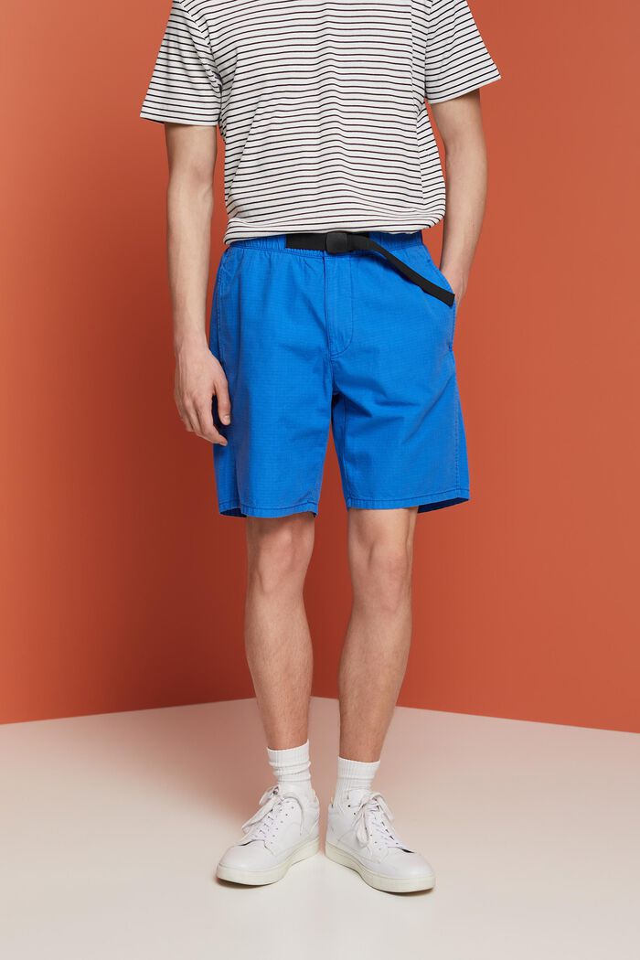 Pantaloncini con cintura con coulisse, BRIGHT BLUE, detail image number 1