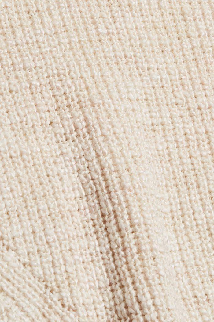 Pullover a maglia in misto cotone biologico, OFF WHITE, detail image number 4