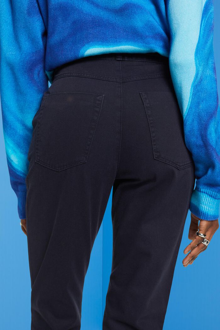 Pantaloni chino con cintura da annodare, NAVY, detail image number 4