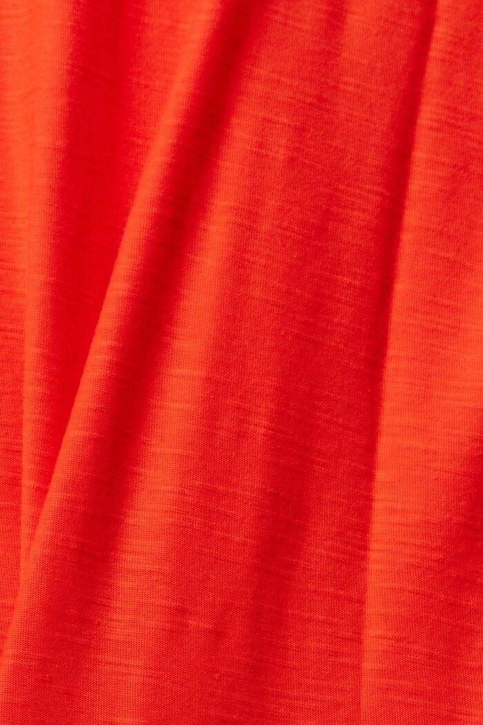 Top con colletto da polo, RED, detail image number 1