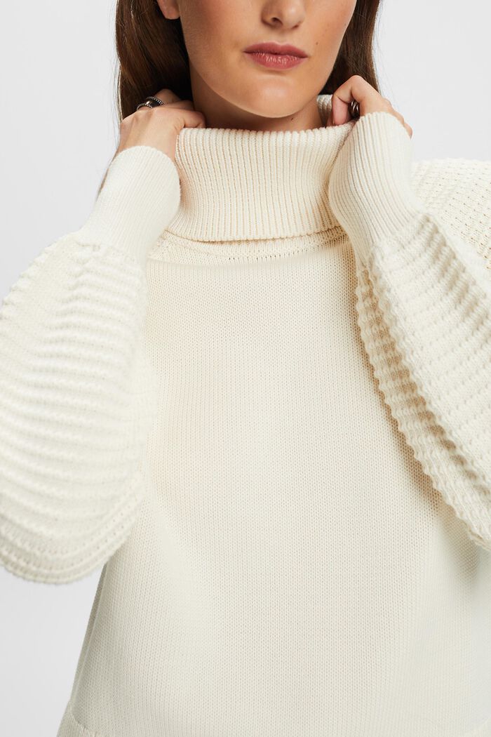 Pullover dolcevita in cotone, ICE, detail image number 2