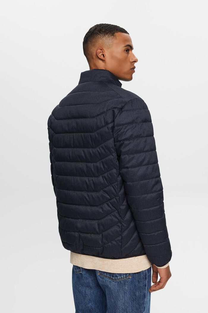 Riciclato: giacca in piumino leggero, NAVY, detail image number 3