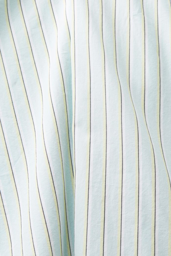 Camicia a righe in cotone, LIGHT AQUA GREEN, detail image number 5