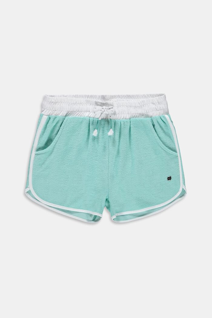 Shorts in felpa di 100% cotone