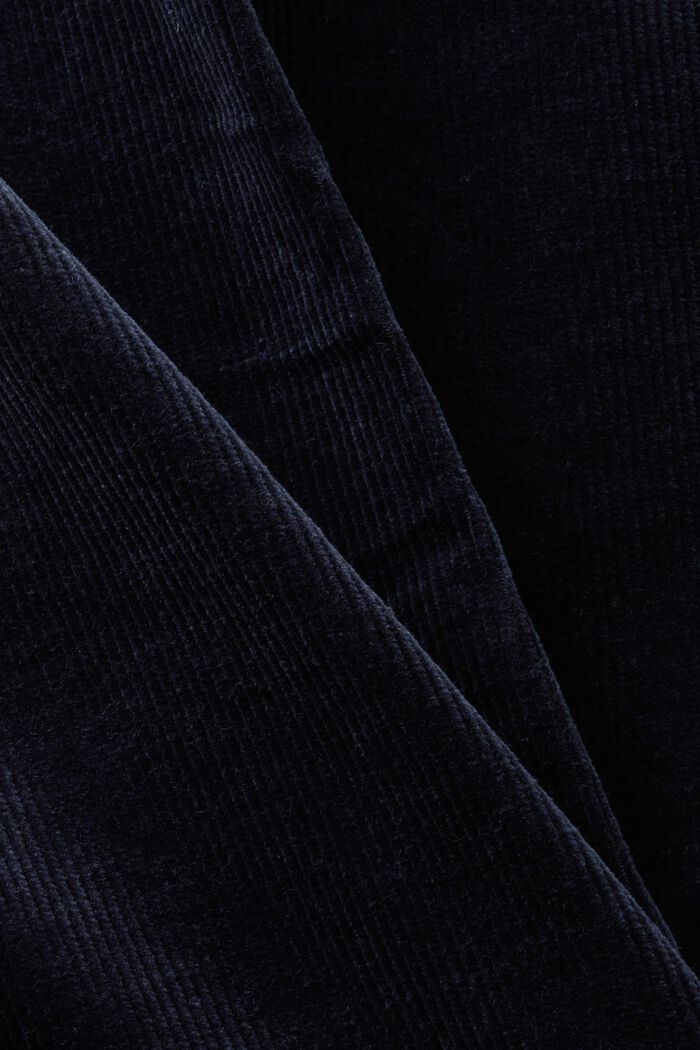 Gonna a tubino in velluto, NAVY, detail image number 5