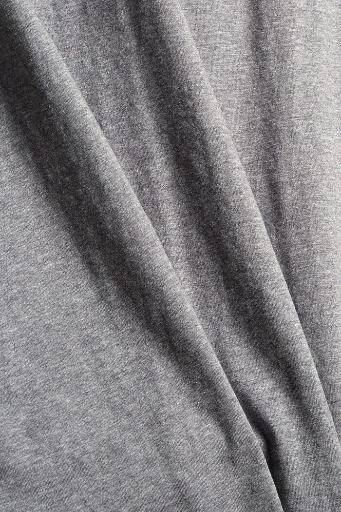 Recycelt: t-shirt in jersey con THERMOLITE®, MEDIUM GREY, detail image number 4