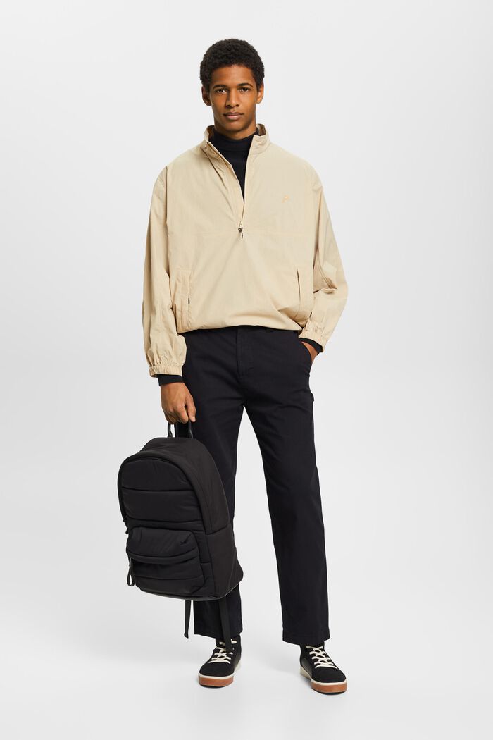 Pantaloni cargo Straight Fit in stile vintage, BLACK, detail image number 1