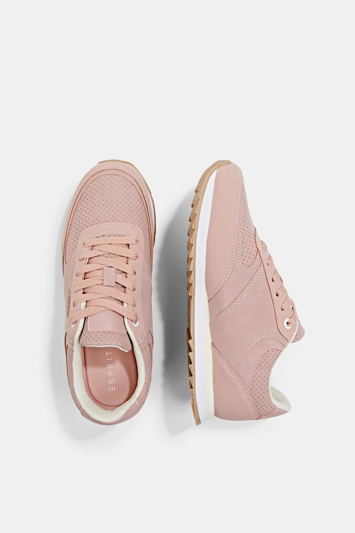 Sneakers in similpelle, LIGHT PINK, detail image number 6