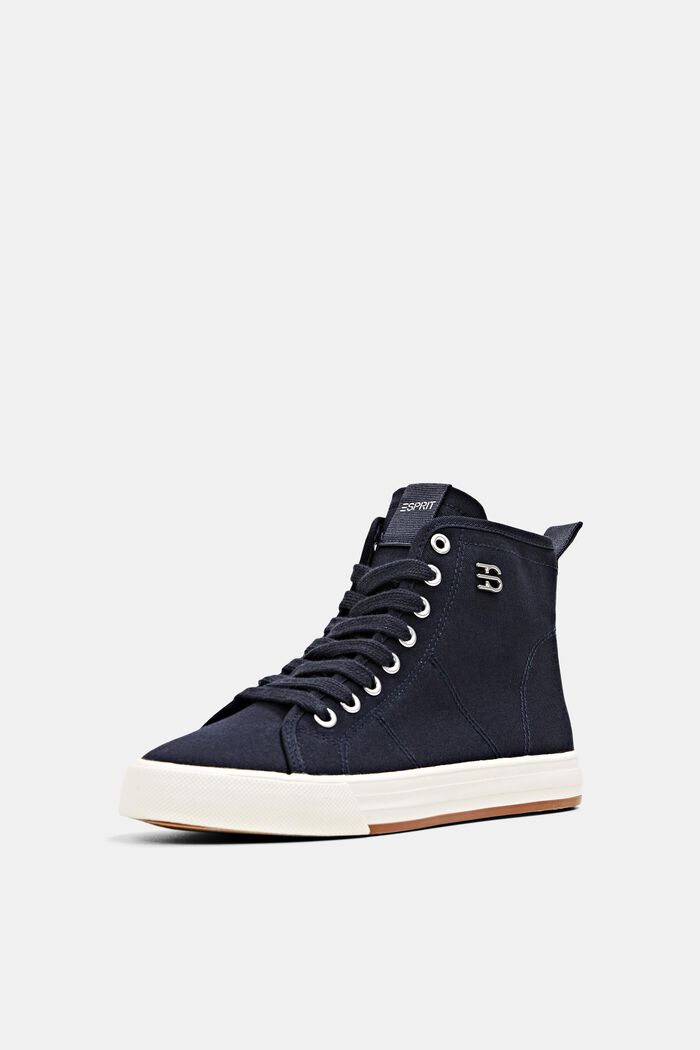 Sneakers con gambale alto, NAVY, detail image number 2