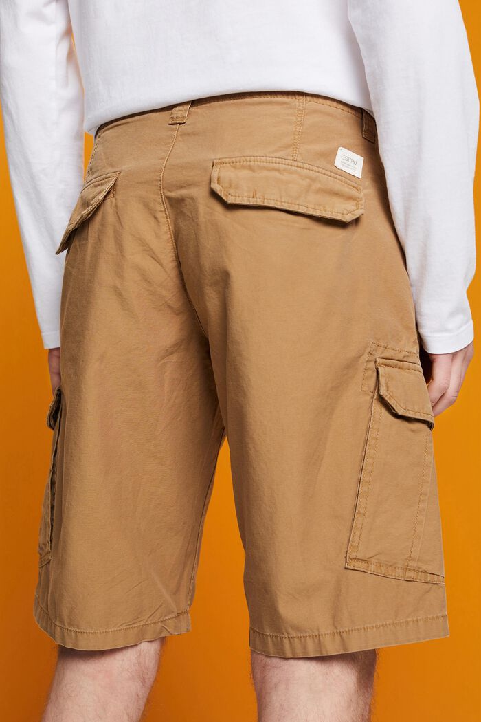 Pantaloncini cargo, 100% cotone, CAMEL, detail image number 2
