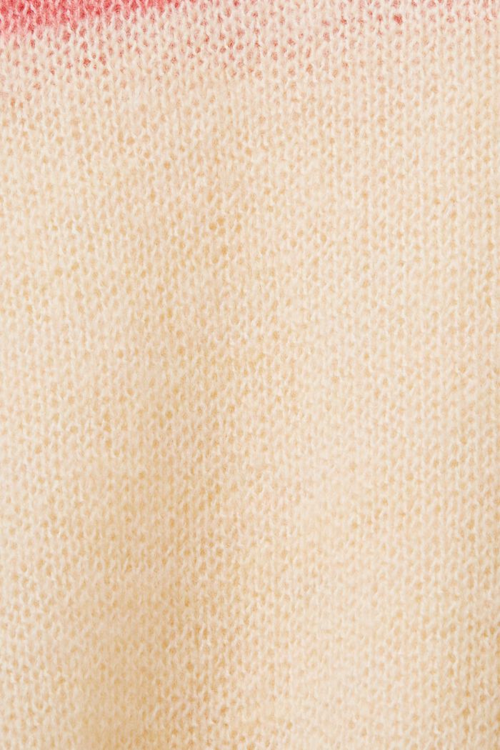 Pullover a blocchi di colore, misto lana, CORAL RED, detail image number 5