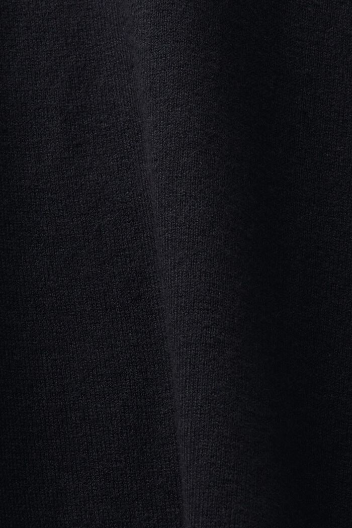 Maglione con collo alto, BLACK, detail image number 3