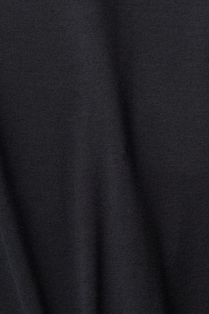 T-shirt con paillettes, LENZING™ ECOVERO™, BLACK, detail image number 1