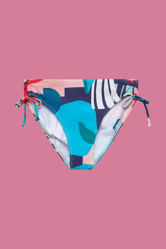 Slip da bikini con stampa multicolore, INK, detail image number 4