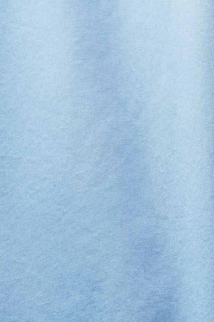Camicia button-down in popeline, 100% cotone, LIGHT BLUE, detail image number 6