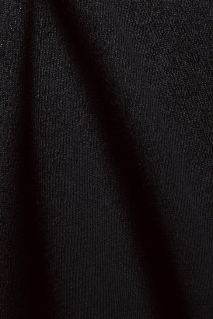 Jeans bootcut in misto cotone biologico, BLACK RINSE, detail image number 4