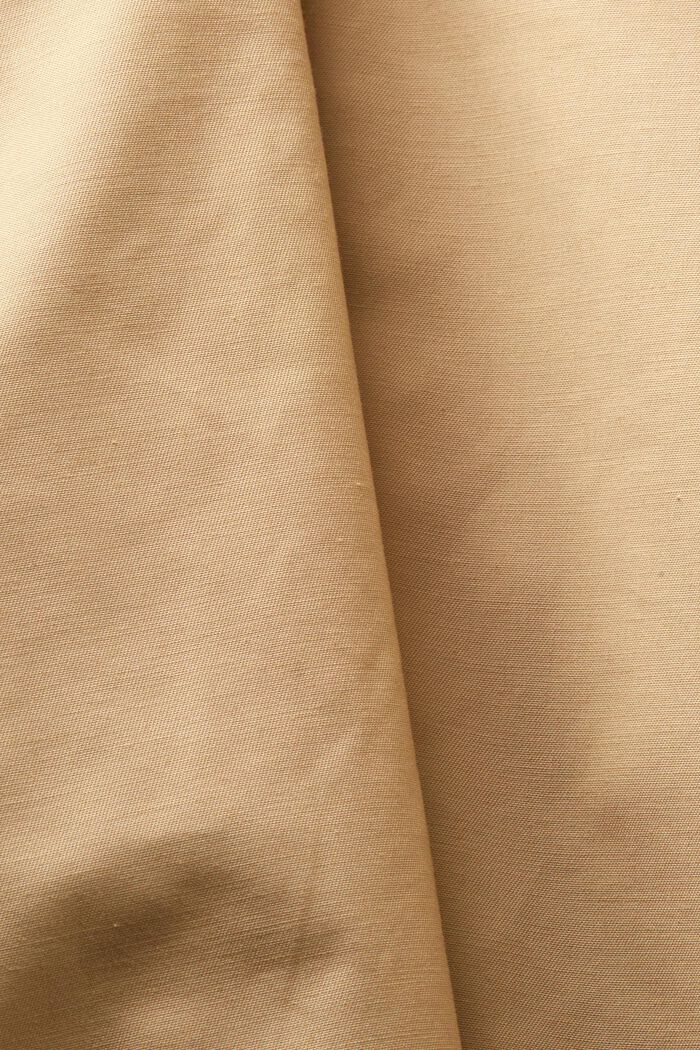 Trench con cintura, BEIGE, detail image number 6