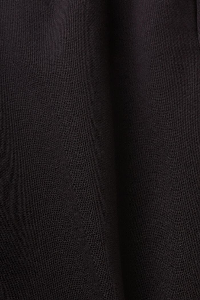 Pantaloni a vita alta con cintura, BLACK, detail image number 6
