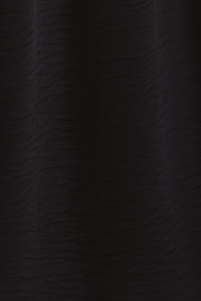 Minigonna in crêpe, BLACK, detail image number 6
