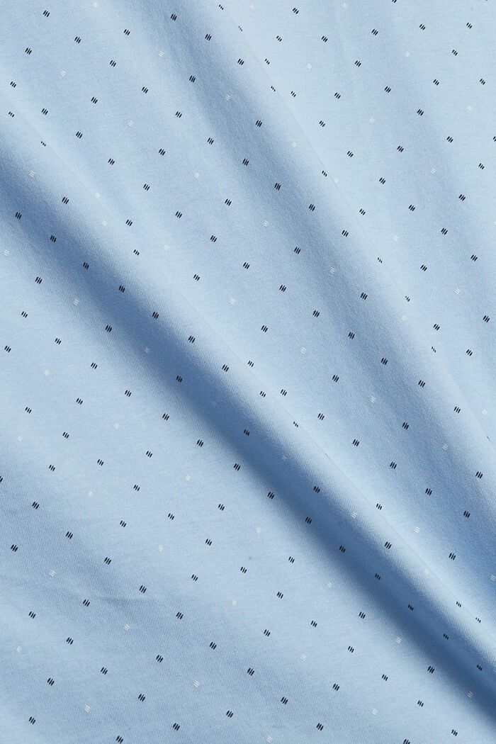 Polo in jersey di cotone biologico, LIGHT BLUE, detail image number 5