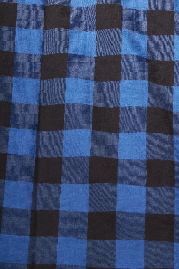 Camicia di flanella a quadri vichy, realizzata in cotone sostenibile, BLUE, detail image number 1