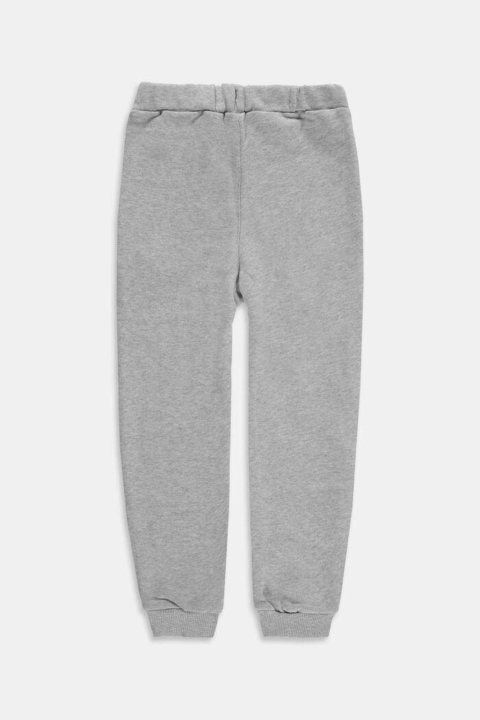Pantaloni felpati in 100% cotone, MEDIUM GREY, detail image number 1