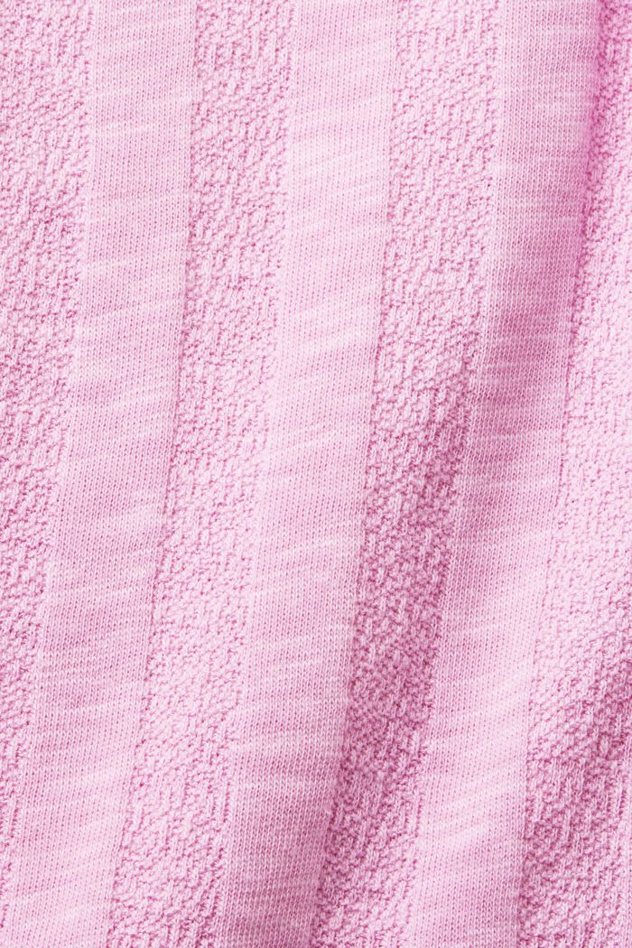 Gilet in cotone a costine strutturato, LILAC, detail image number 5