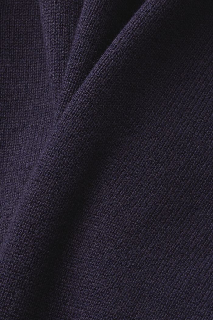 Cardigan in maglia con zip, NAVY, detail image number 5