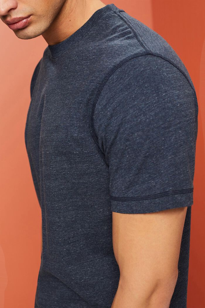 T-shirt in jersey di cotone, NAVY, detail image number 2