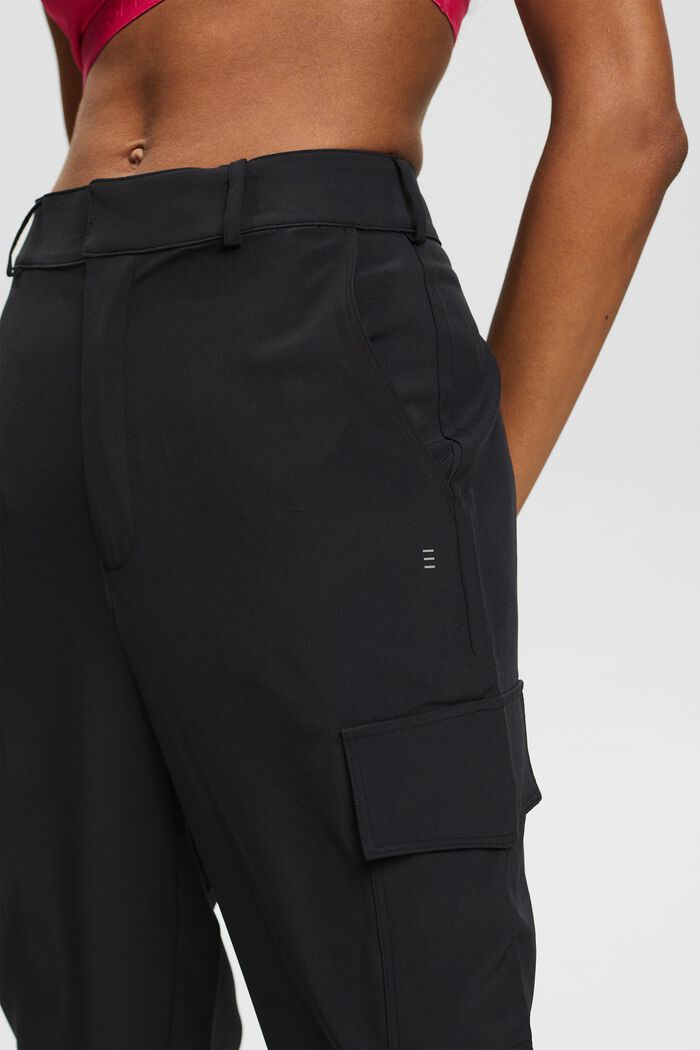 Pantaloni da jogging cargo, BLACK, detail image number 4