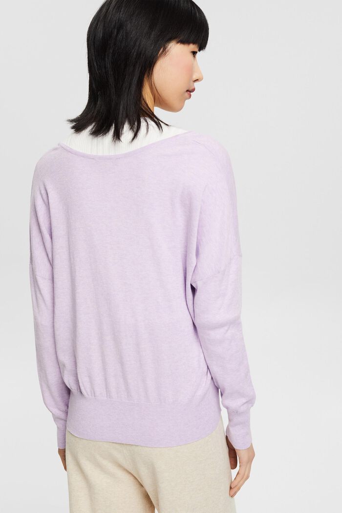 Fashion Sweater, LILAC, detail image number 3