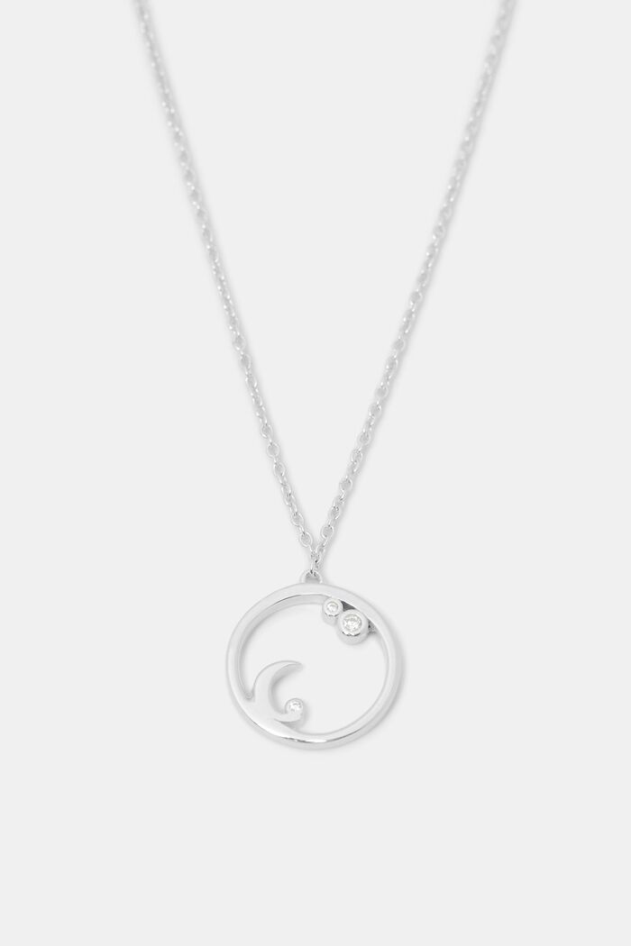 Collana con pietre, argento sterling, SILVER, detail image number 1