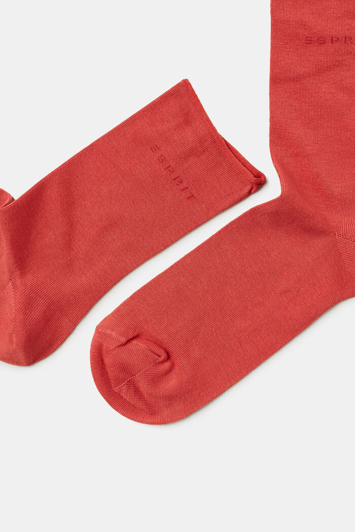 Calze in maglia larga in confezione da 2, ORANGE RED, detail image number 1