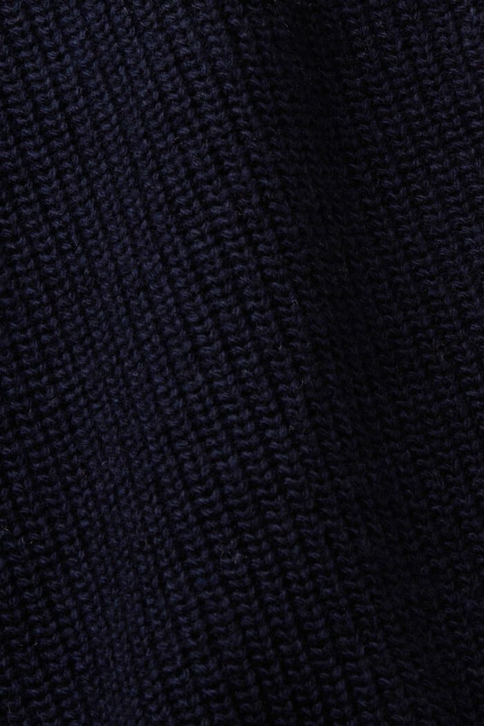Gilet in maglia intrecciata, misto lana, NAVY, detail image number 5