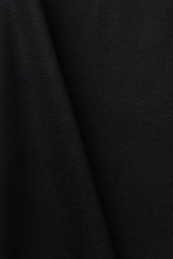Blusa con maniche lunghe a pipistrello, BLACK, detail image number 4