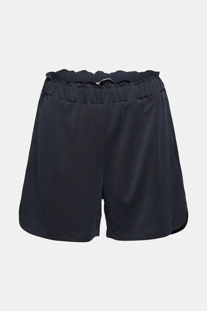 Con TENCEL™: shorts in jersey, BLACK, detail image number 2