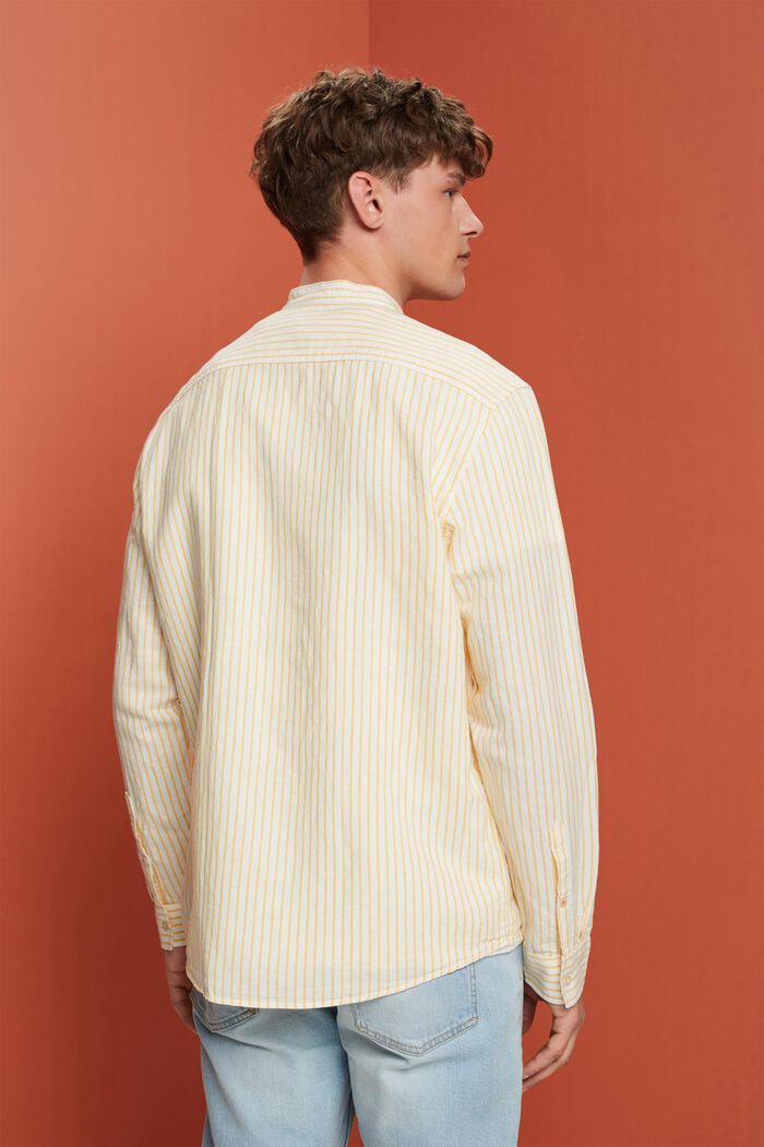 Maglia a righe, misto lino, SUNFLOWER YELLOW, detail image number 3