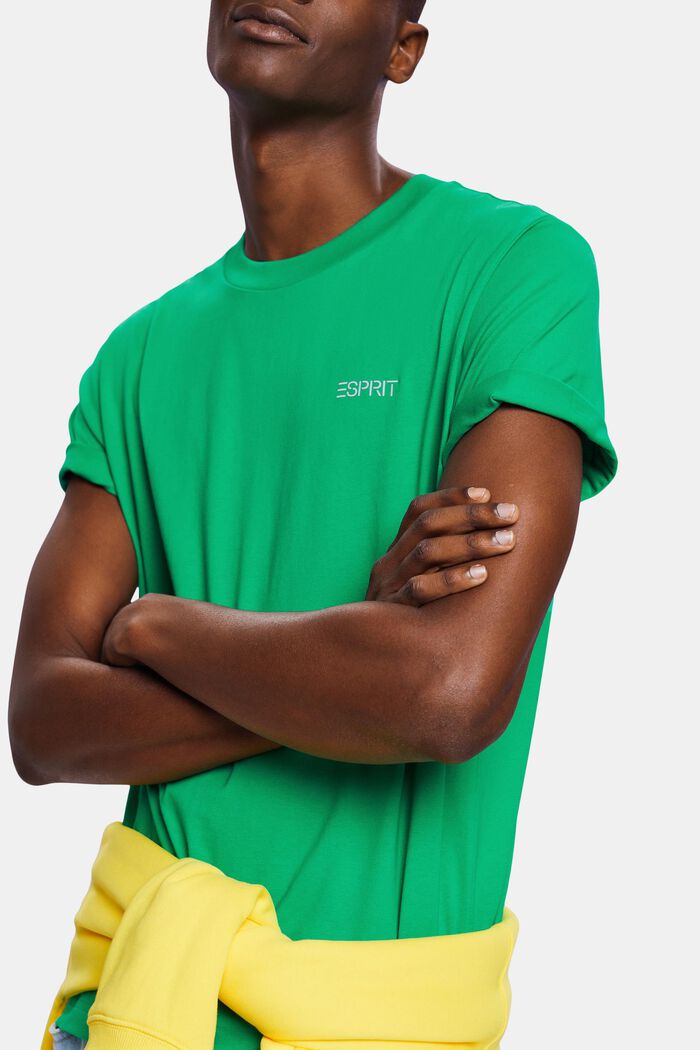 T-shirt unisex con logo, GREEN, detail image number 3