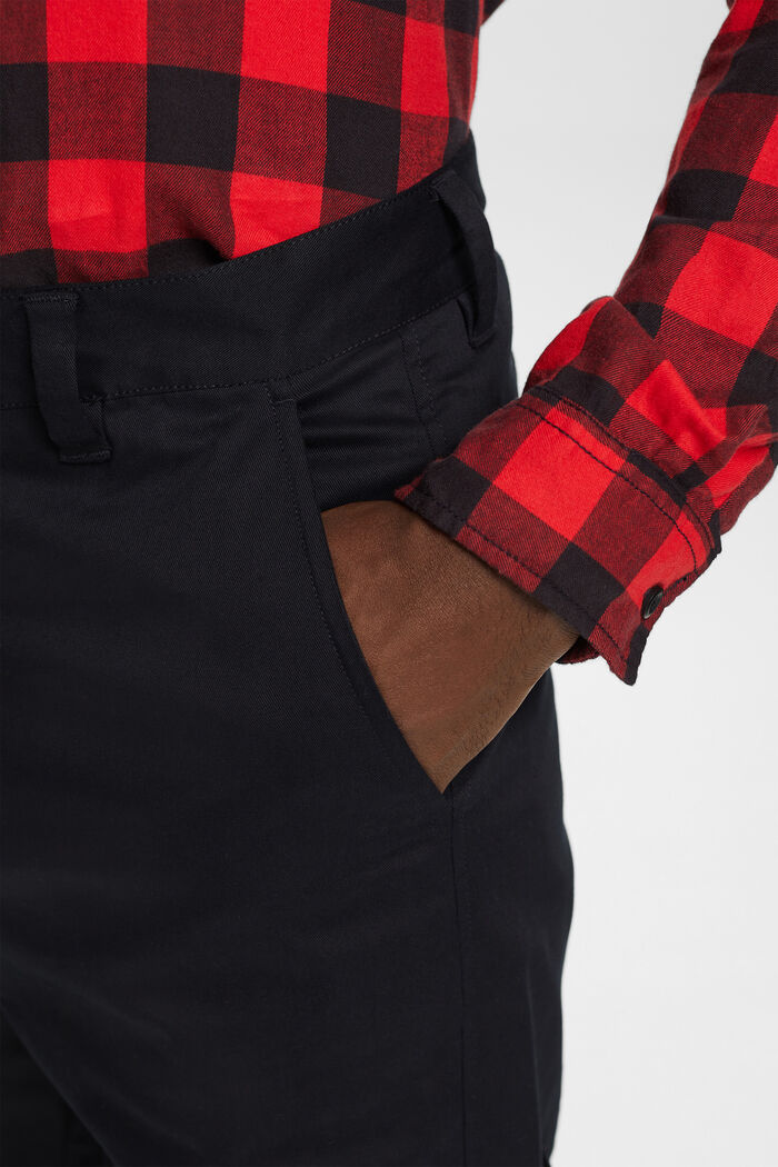 Pantaloni cargo con risvolto, BLACK, detail image number 2