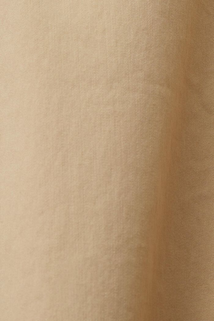Pantaloncini in popeline di cotone, SAND, detail image number 6