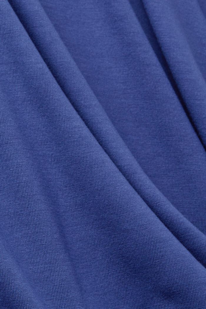 Négligé in jersey con bordi in pizzo, DARK BLUE, detail image number 4