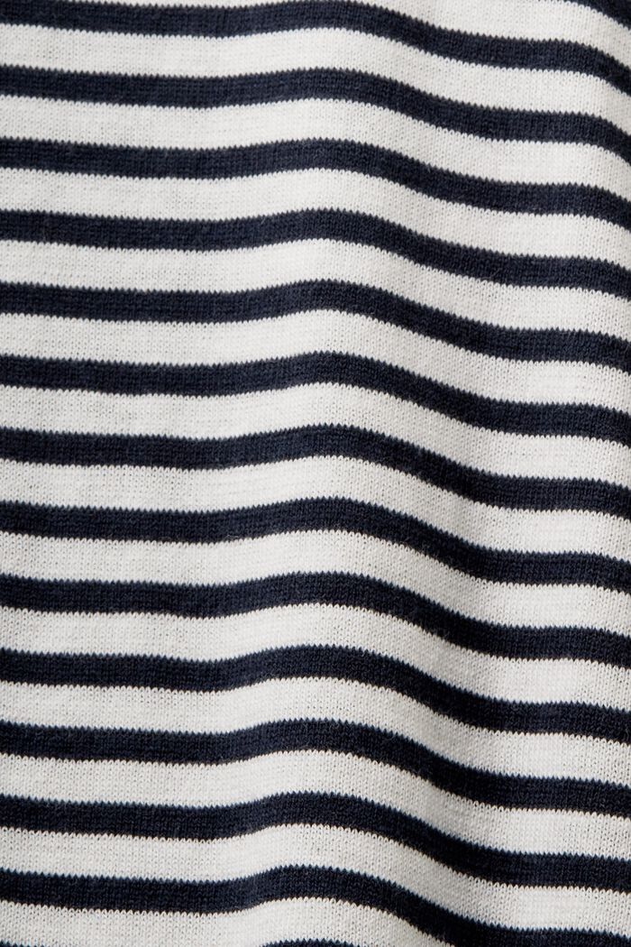 Pullover a righe in cotone, NAVY, detail image number 5